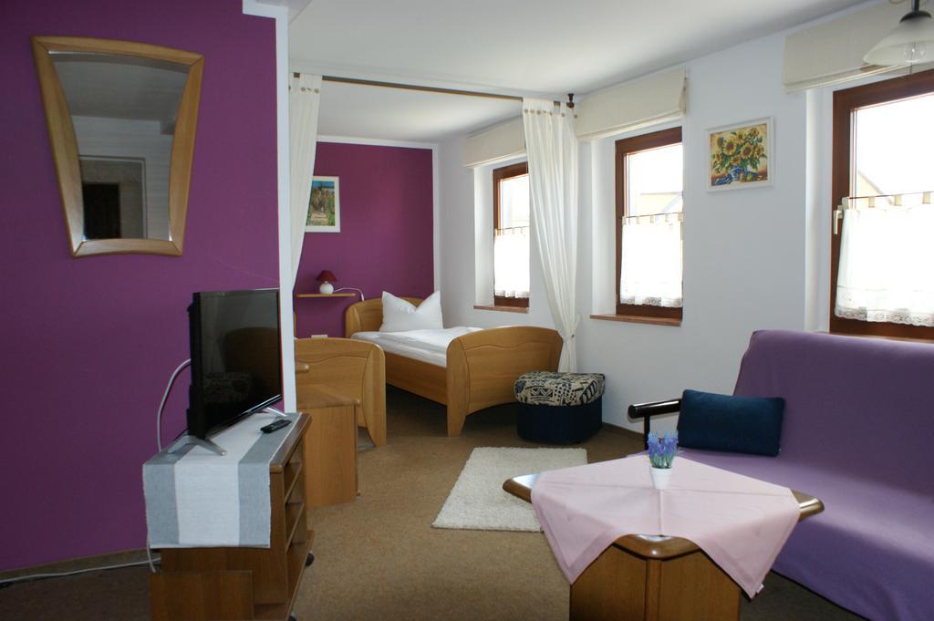 Pension Goldener Anker Reinhardtsdorf-Schona Экстерьер фото