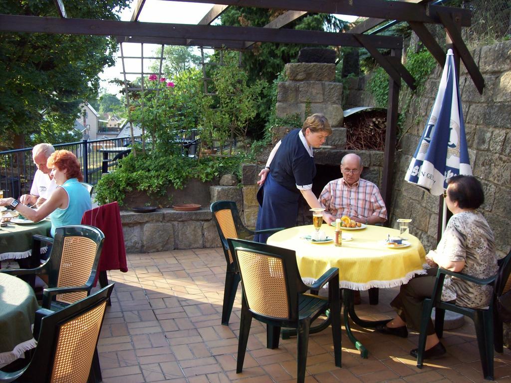 Pension Goldener Anker Reinhardtsdorf-Schona Экстерьер фото